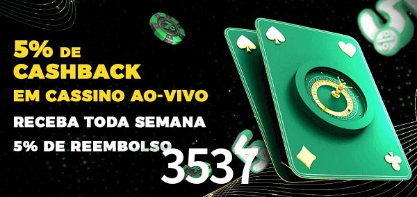 Promoções do cassino ao Vivo 3537